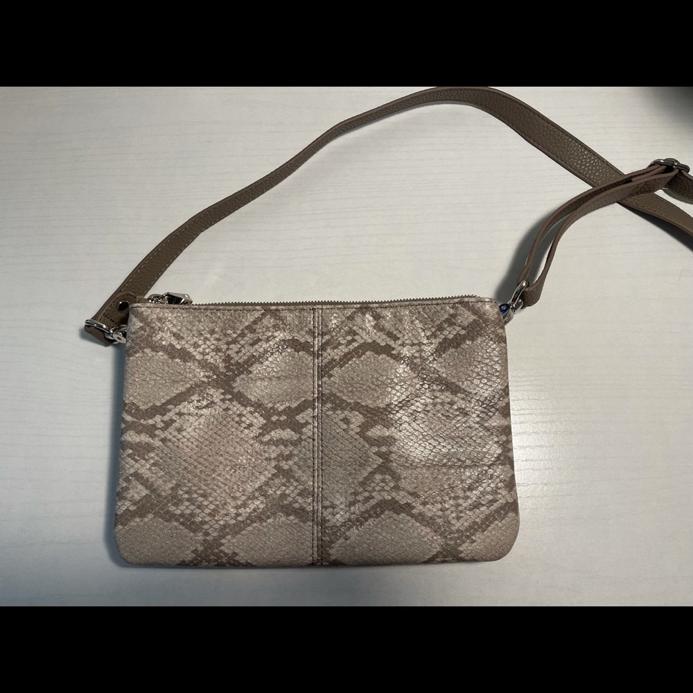 Two toned small cross body bag